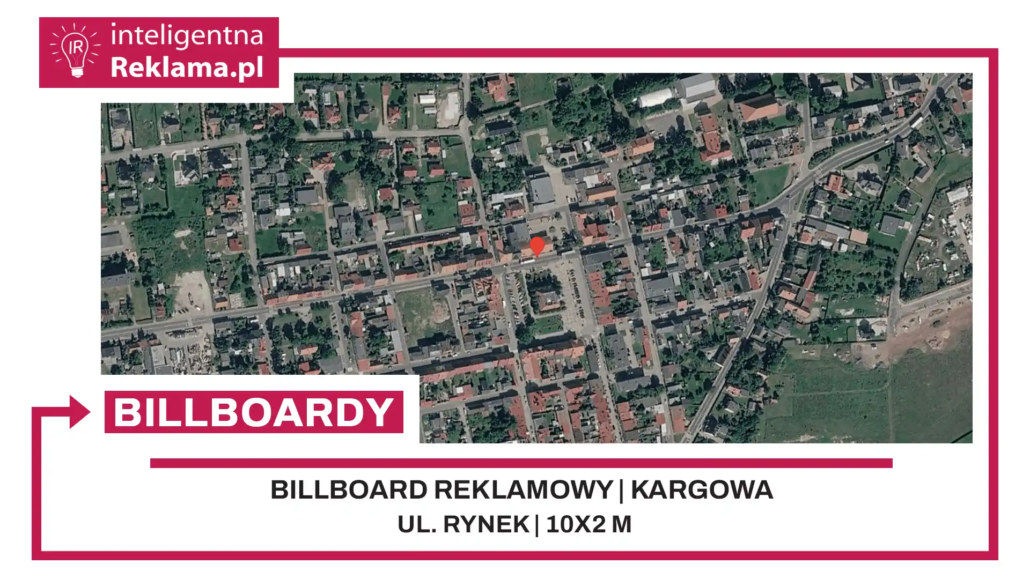 Lokalizacja reklamowa w Kargowa przy ul. ul. Rynek - powierzchnia 20 m²