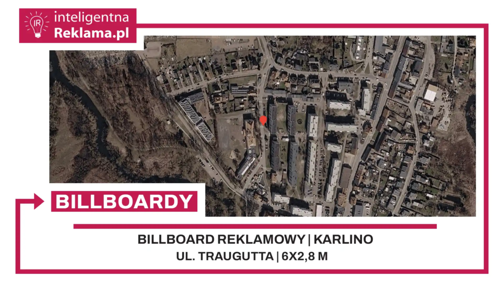 Lokalizacja reklamowa w Karlino przy ul. Traugutta - powierzchnia 16,8 m²