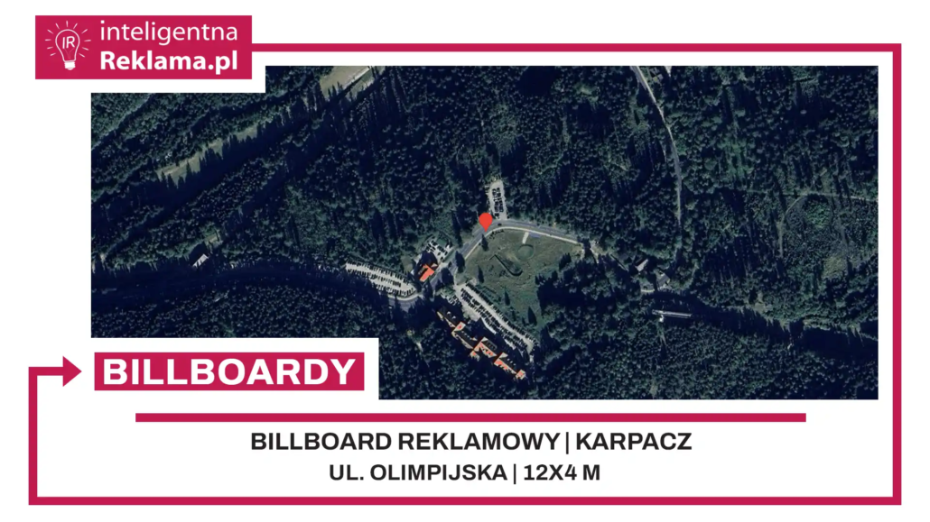 Lokalizacja reklamowa w Karpacz przy ul. Olimpijska - powierzchnia 48 m²