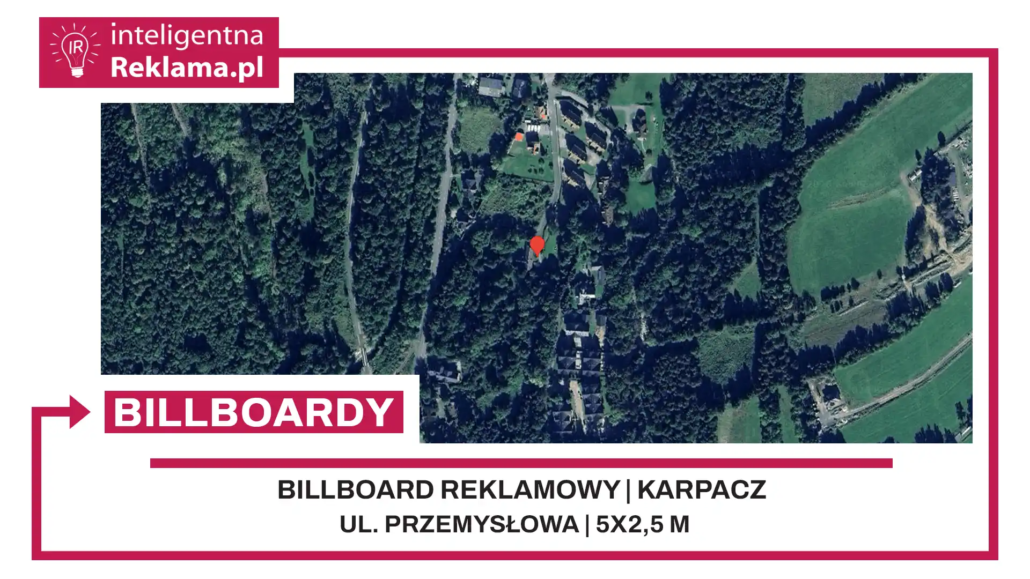 Lokalizacja reklamowa w Karpacz przy ul. Przemysłowa - powierzchnia 12,5 m²