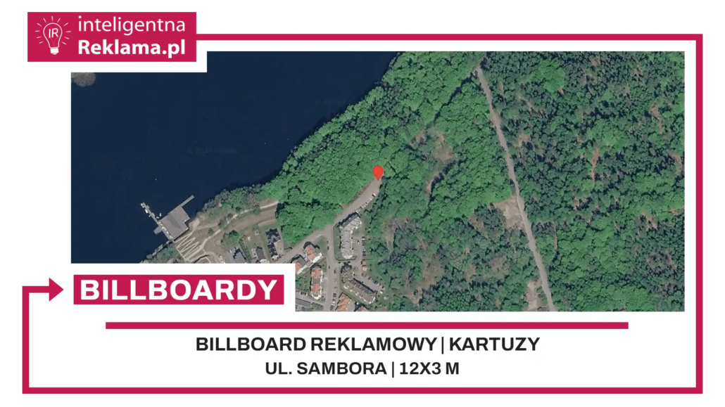 Lokalizacja reklamowa w Kartuzy przy ul. Sambora - powierzchnia 36 m²