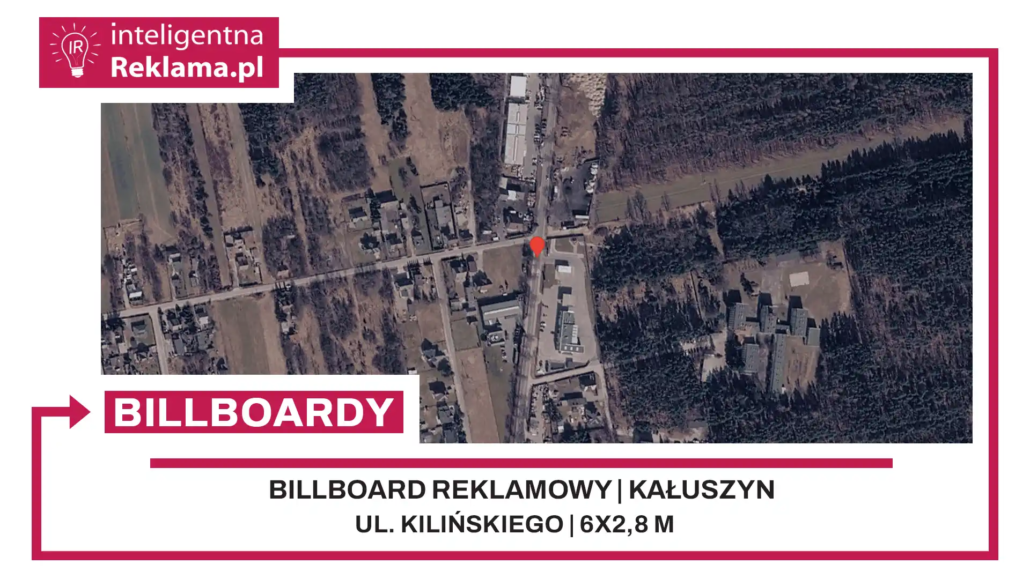 Lokalizacja reklamowa w Kałuszyn przy ul. Kilińskiego - powierzchnia 16,8 m²