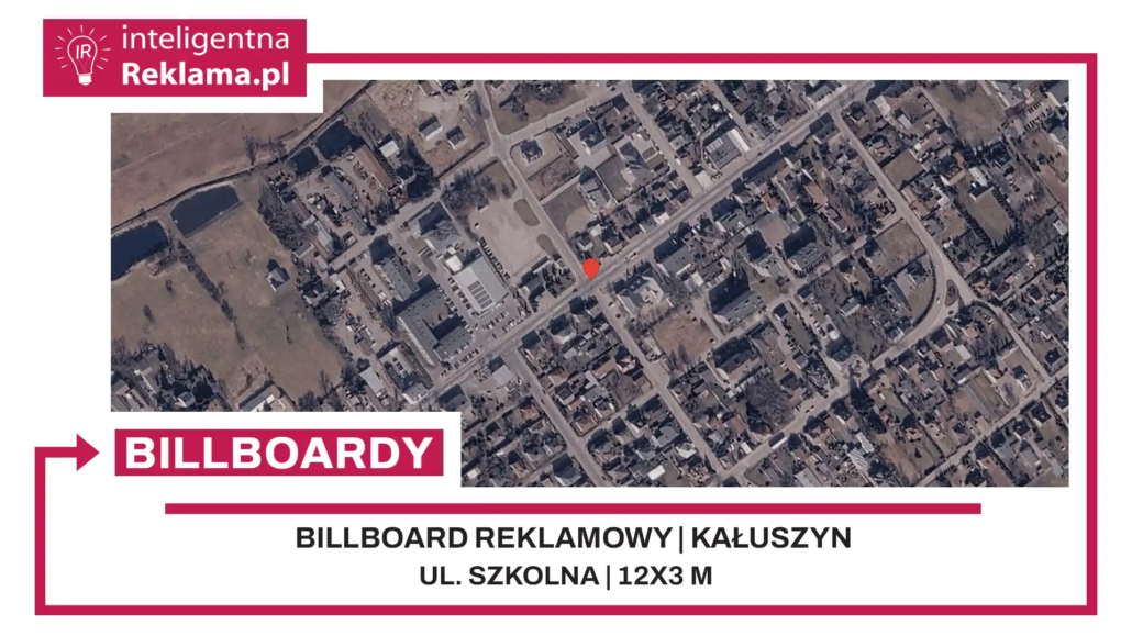 Lokalizacja reklamowa w Kałuszyn przy ul. Szkolna - powierzchnia 36 m²