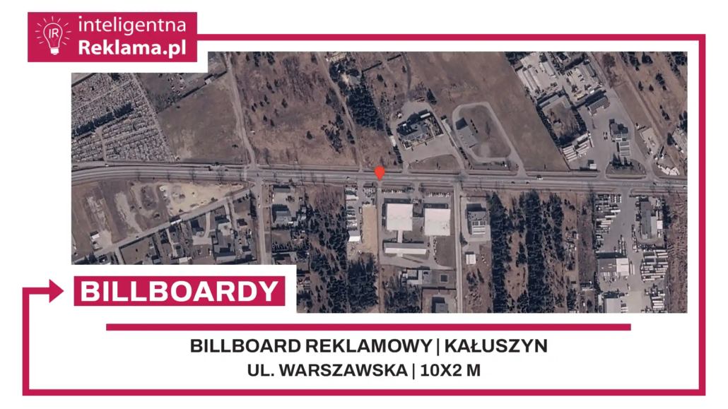 Lokalizacja reklamowa w Kałuszyn przy ul. Warszawska - powierzchnia 20 m²
