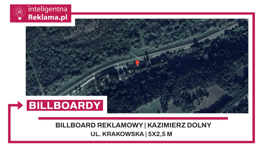 Lokalizacja reklamowa w Kazimierz Dolny przy ul. ul. Krakowska - powierzchnia 12,5 m²