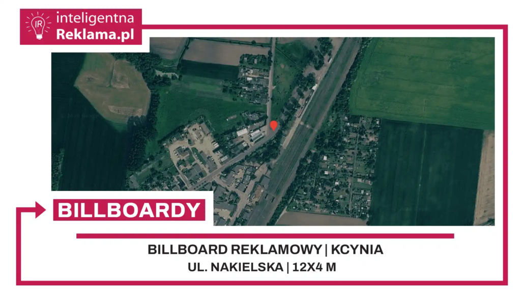 Lokalizacja reklamowa w Kcynia przy ul. Nakielska - powierzchnia 48 m²