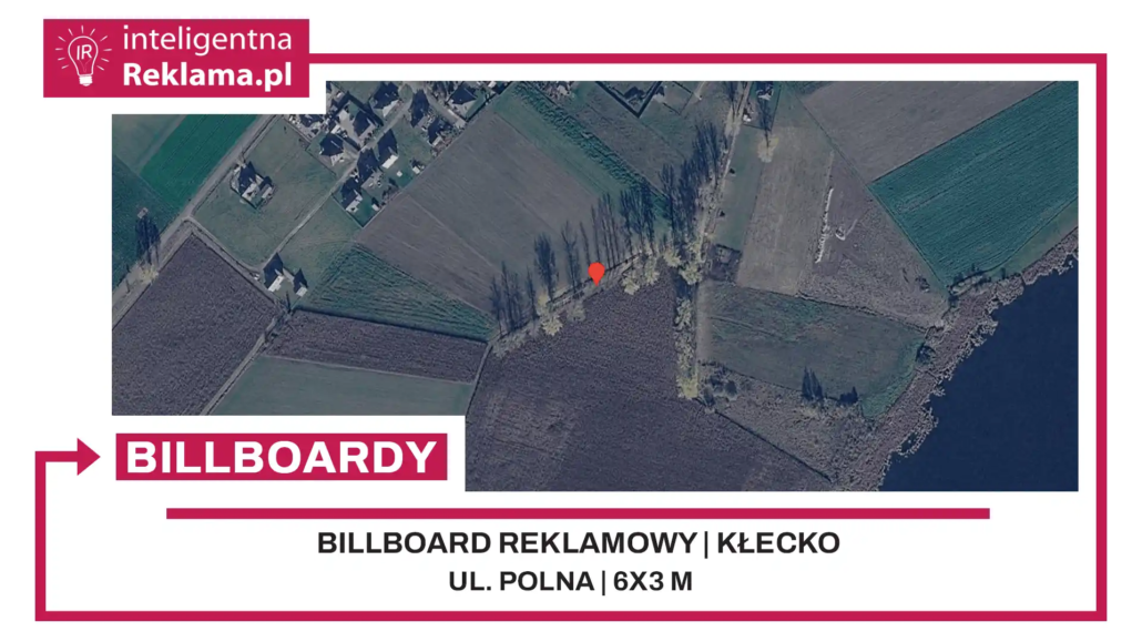 Lokalizacja reklamowa w Kłecko przy ul. Polna - powierzchnia 18 m²
