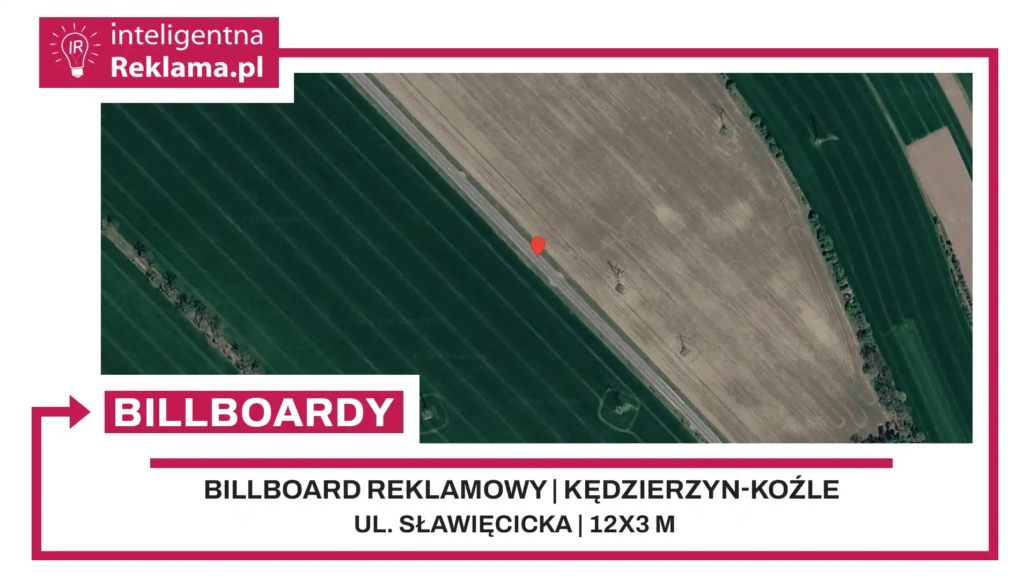 Lokalizacja reklamowa w Kędzierzyn-Koźle przy ul. Sławięcicka - powierzchnia 36 m²