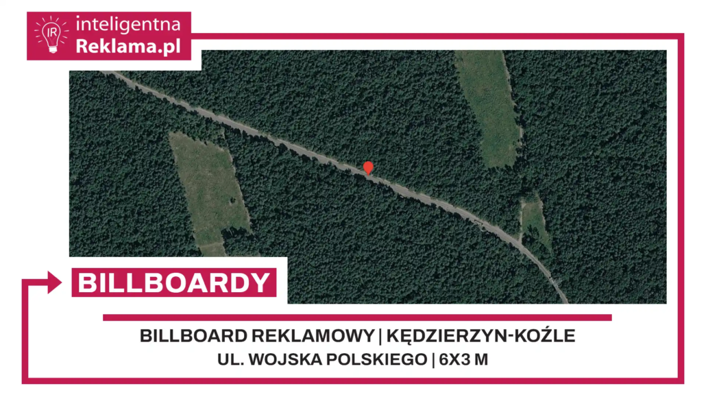 Lokalizacja reklamowa w Kędzierzyn-Koźle przy ul. Wojska Polskiego - powierzchnia 18 m²
