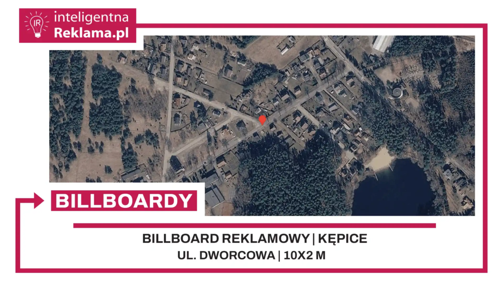 Lokalizacja reklamowa w Kępice przy ul. Dworcowa - powierzchnia 20 m²