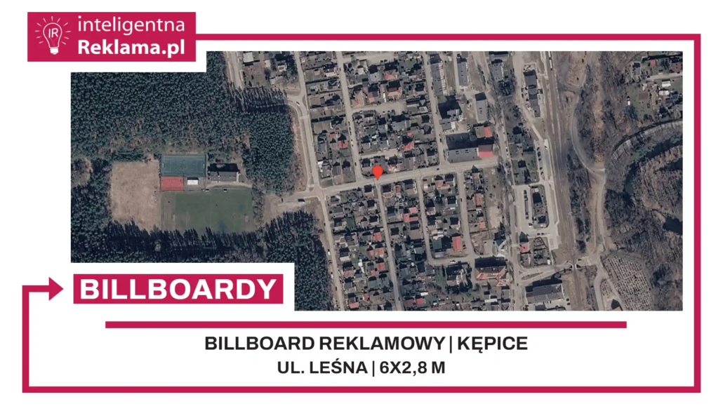 Lokalizacja reklamowa w Kępice przy ul. Leśna - powierzchnia 16,8 m²