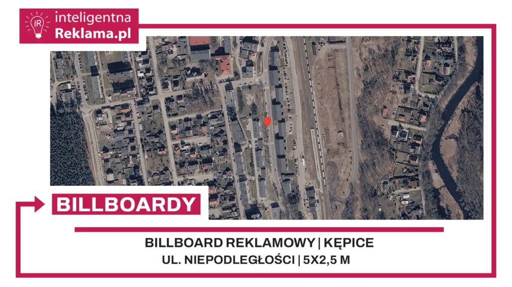 Lokalizacja reklamowa w Kępice przy ul. ul. Niepodległości - powierzchnia 12,5 m²