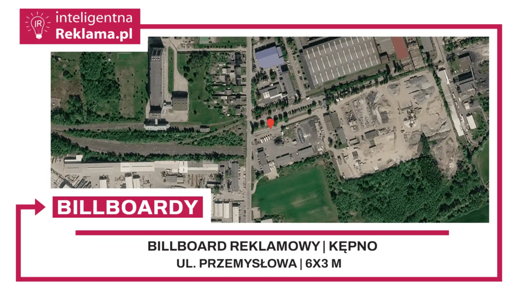 Lokalizacja reklamowa w Kępno przy ul. Przemysłowa - powierzchnia 18 m²
