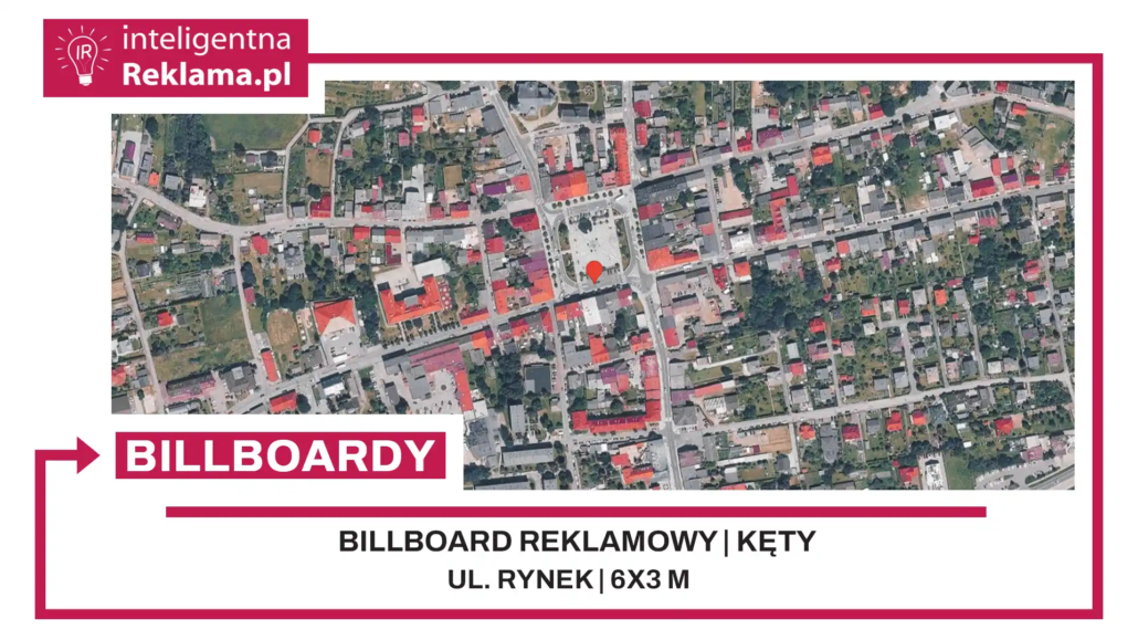 Lokalizacja reklamowa w Kęty przy ul. ul. Rynek - powierzchnia 18 m²