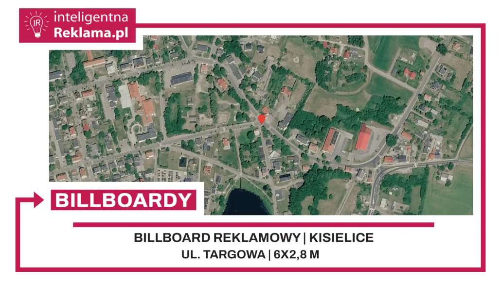 Lokalizacja reklamowa w Kisielice przy ul. Targowa - powierzchnia 16,8 m²
