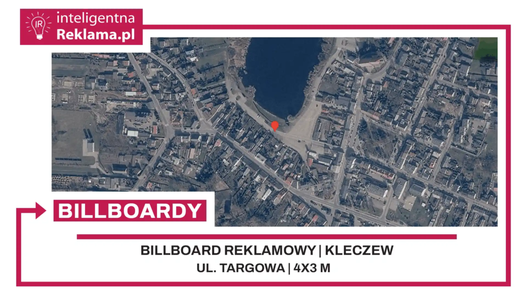 Lokalizacja reklamowa w Kleczew przy ul. Targowa - powierzchnia 12 m²