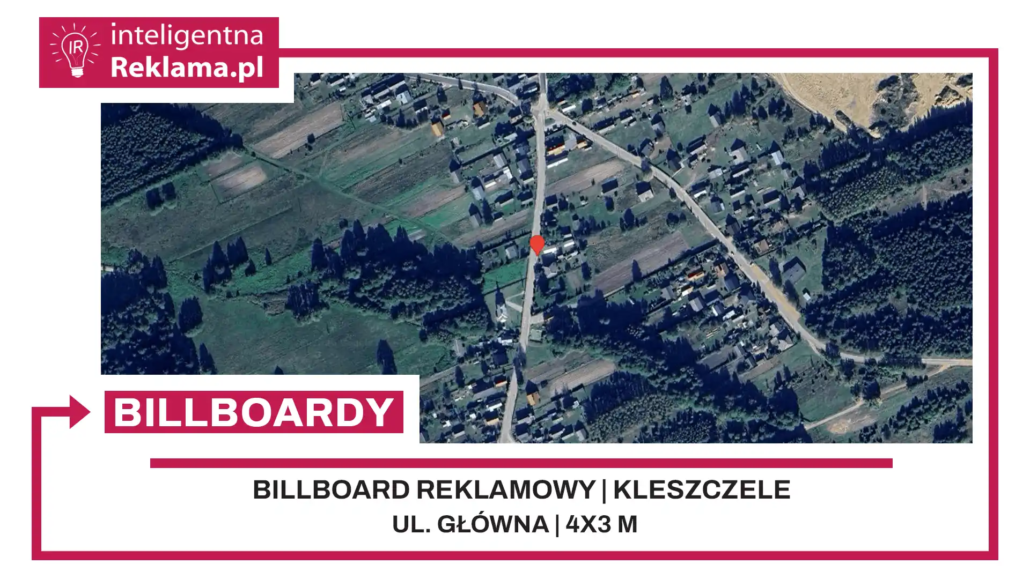 Lokalizacja reklamowa w Kleszczele przy ul. Główna - powierzchnia 12 m²