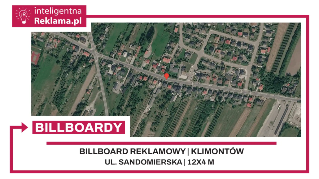 Lokalizacja reklamowa w Klimontów przy ul. Sandomierska - powierzchnia 48 m²