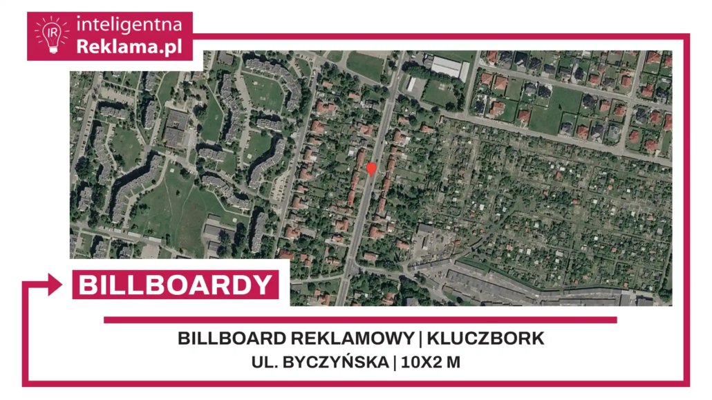 Lokalizacja reklamowa w Kluczbork przy ul. ul. Byczyńska - powierzchnia 20 m²