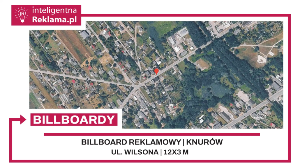 Lokalizacja reklamowa w Knurów przy ul. Wilsona - powierzchnia 36 m²