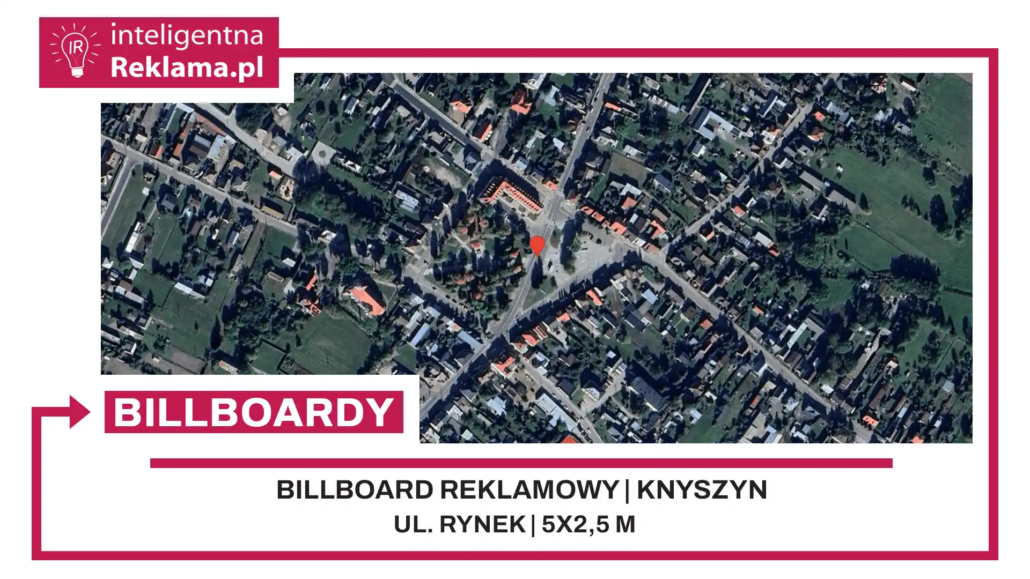 Lokalizacja reklamowa w Knyszyn przy ul. ul. Rynek - powierzchnia 12,5 m²