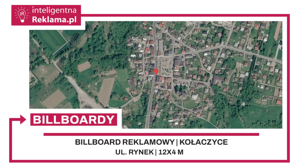 Lokalizacja reklamowa w Kołaczyce przy ul. ul. Rynek - powierzchnia 48 m²