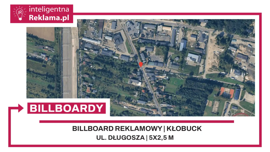 Lokalizacja reklamowa w Kłobuck przy ul. Długosza - powierzchnia 12,5 m²