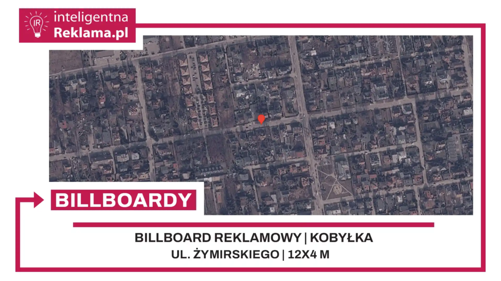 Lokalizacja reklamowa w Kobyłka przy ul. Żymirskiego - powierzchnia 48 m²