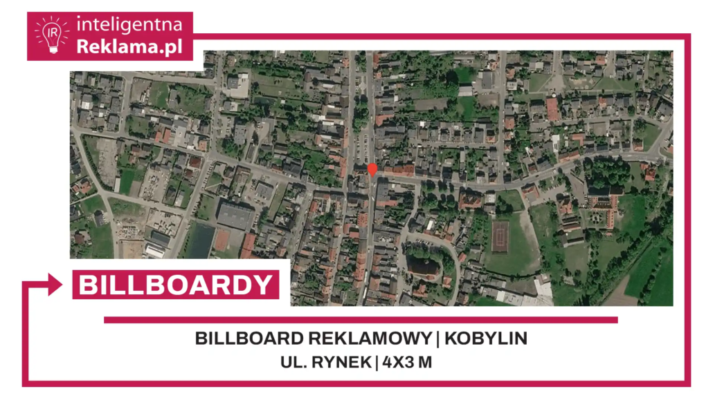 Lokalizacja reklamowa w Kobylin przy ul. ul. Rynek - powierzchnia 12 m²
