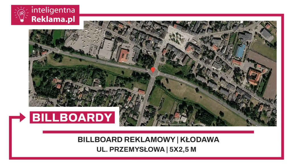 Lokalizacja reklamowa w Kłodawa przy ul. Przemysłowa - powierzchnia 12,5 m²