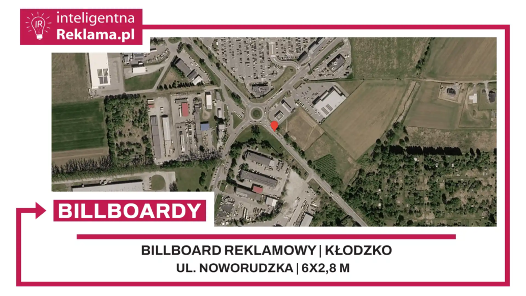 Lokalizacja reklamowa w Kłodzko przy ul. ul. Noworudzka - powierzchnia 16,8 m²