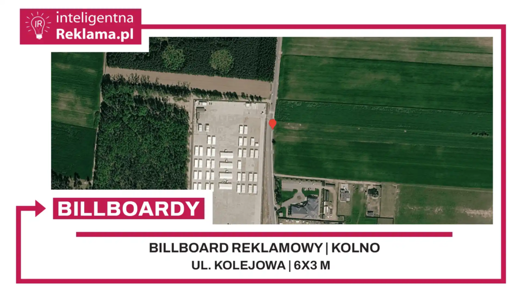 Lokalizacja reklamowa w Kolno przy ul. Kolejowa - powierzchnia 18 m²