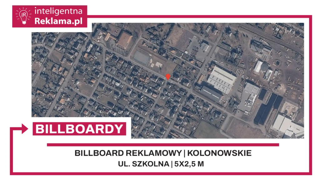 Lokalizacja reklamowa w Kolonowskie przy ul. Szkolna - powierzchnia 12,5 m²
