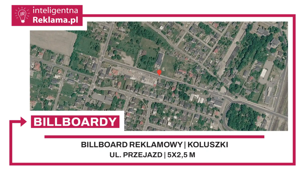 Lokalizacja reklamowa w Koluszki przy ul. Przejazd - powierzchnia 12,5 m²
