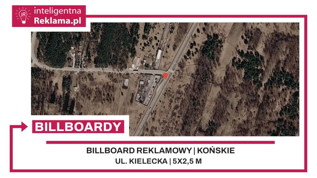 Lokalizacja reklamowa w Końskie przy ul. Kielecka - powierzchnia 12,5 m²