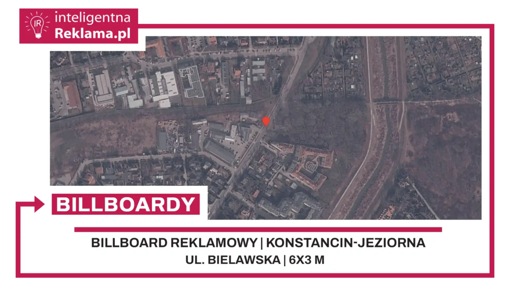 Lokalizacja reklamowa w Konstancin-Jeziorna przy ul. Bielawska - powierzchnia 18 m²
