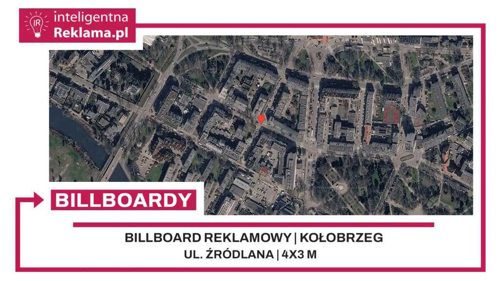 Lokalizacja reklamowa w Kołobrzeg przy ul. Źródlana - powierzchnia 12 m²