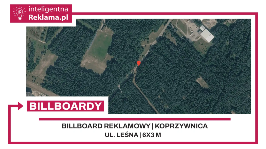 Lokalizacja reklamowa w Koprzywnica przy ul. Leśna - powierzchnia 18 m²