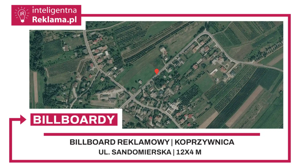 Lokalizacja reklamowa w Koprzywnica przy ul. Sandomierska - powierzchnia 48 m²
