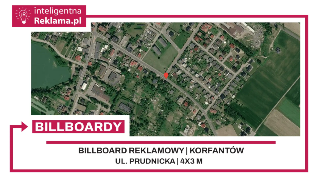 Lokalizacja reklamowa w Korfantów przy ul. Prudnicka - powierzchnia 12 m²
