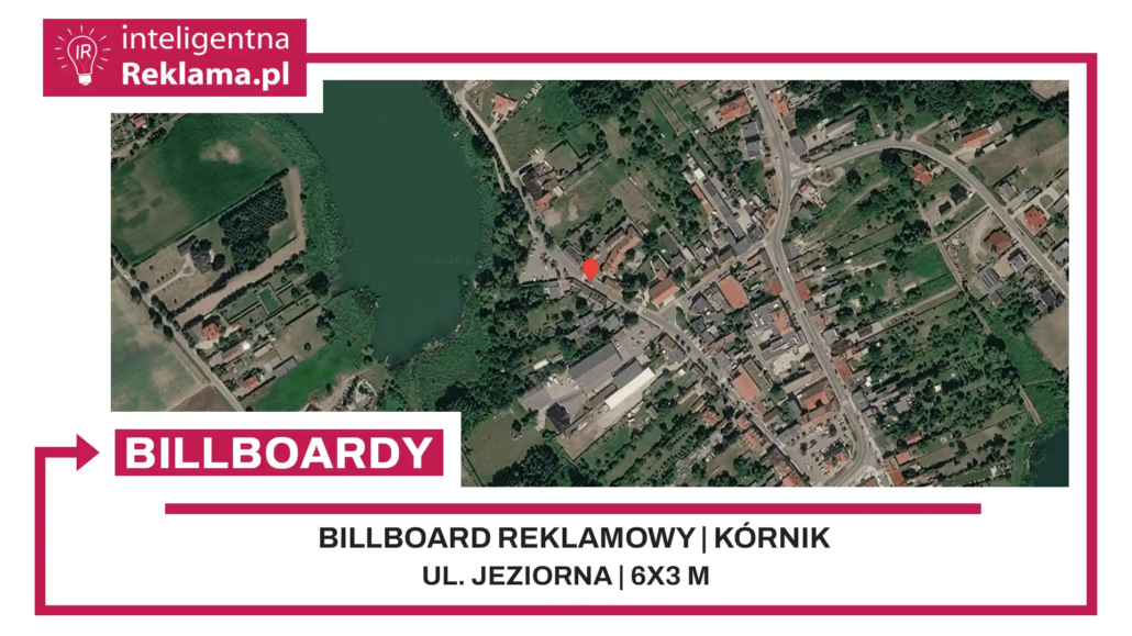 Lokalizacja reklamowa w Kórnik przy ul. Jeziorna - powierzchnia 18 m²