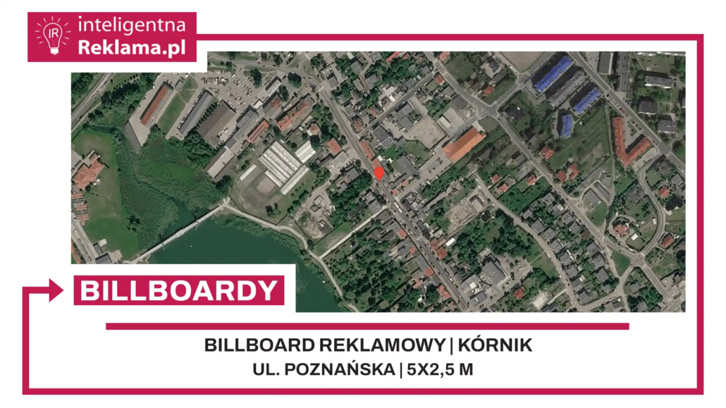Lokalizacja reklamowa w Kórnik przy ul. ul. Poznańska - powierzchnia 12,5 m²