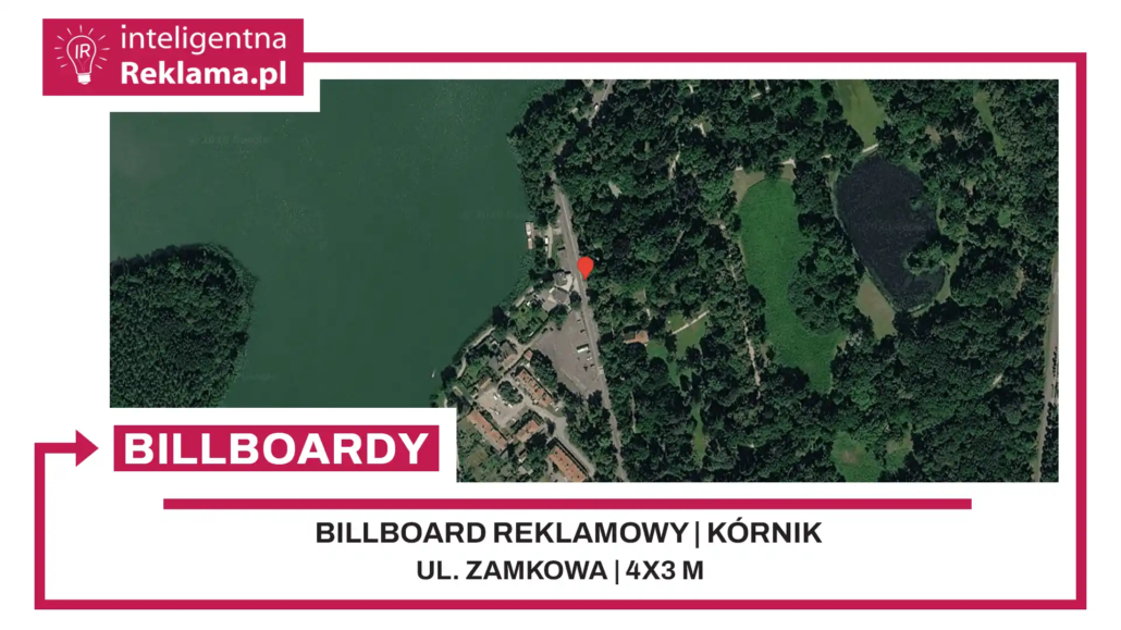 Lokalizacja reklamowa w Kórnik przy ul. Zamkowa - powierzchnia 12 m²