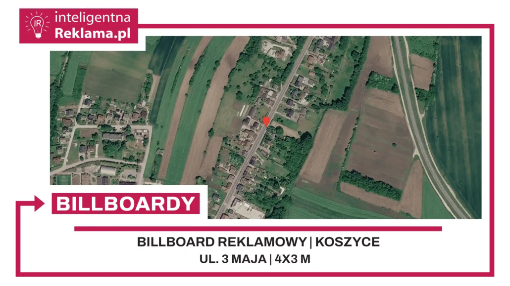 Lokalizacja reklamowa w Koszyce przy ul. ul. 3 Maja - powierzchnia 12 m²