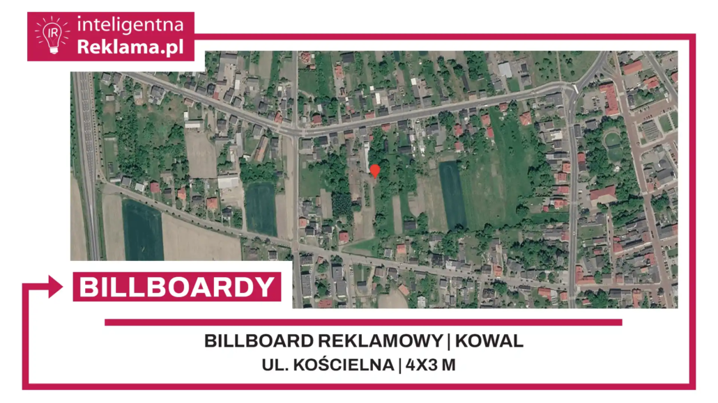 Lokalizacja reklamowa w Kowal przy ul. Kościelna - powierzchnia 12 m²