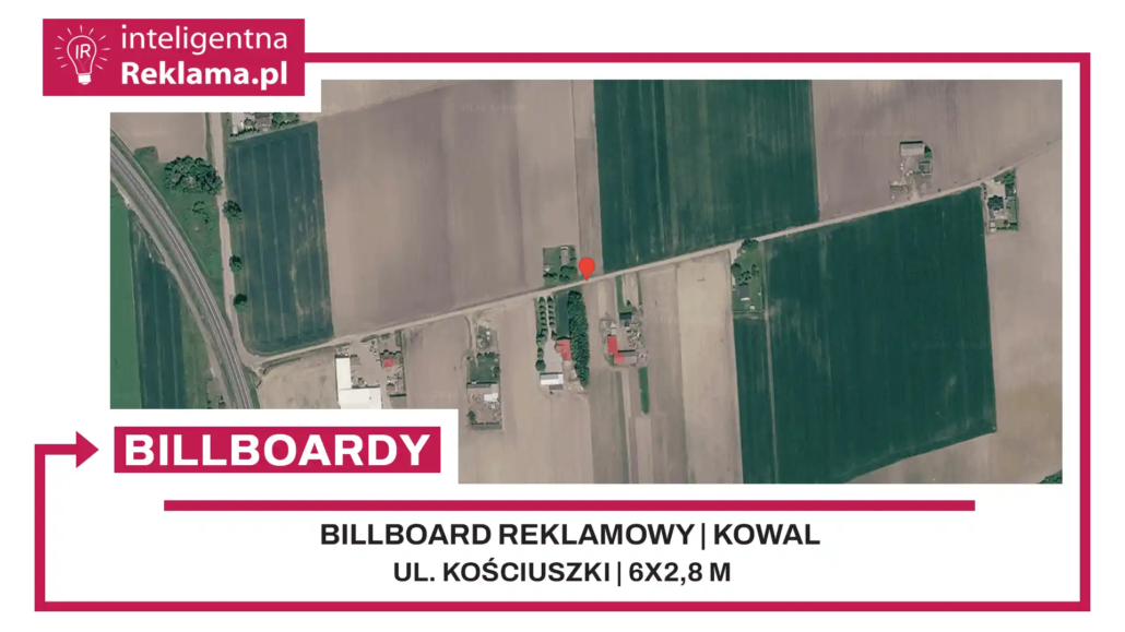Lokalizacja reklamowa w Kowal przy ul. ul. Kościuszki - powierzchnia 16,8 m²