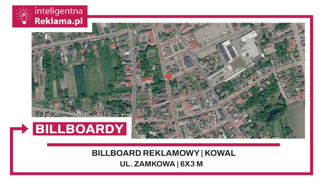 Lokalizacja reklamowa w Kowal przy ul. Zamkowa - powierzchnia 18 m²