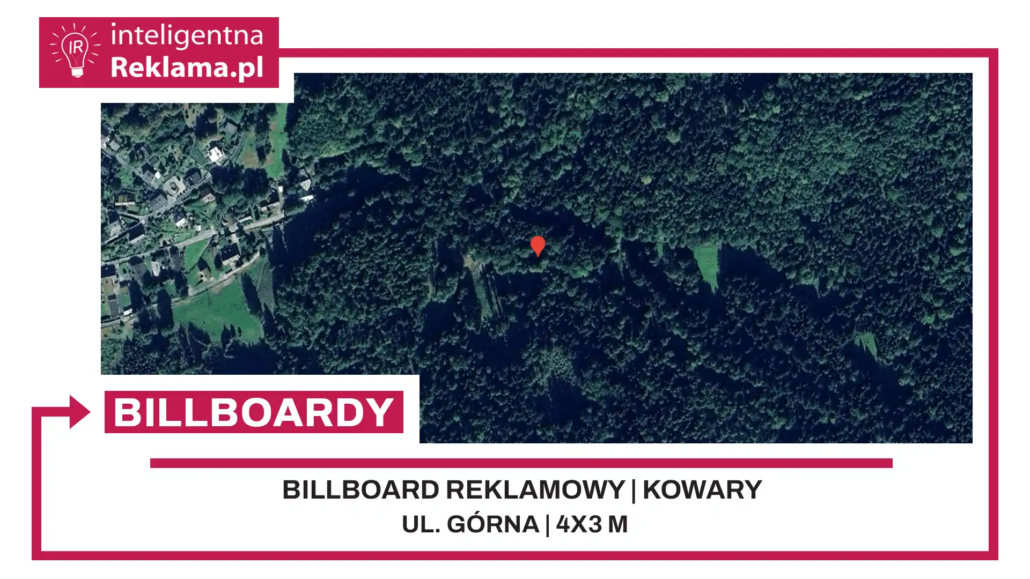 Lokalizacja reklamowa w Kowary przy ul. Górna - powierzchnia 12 m²