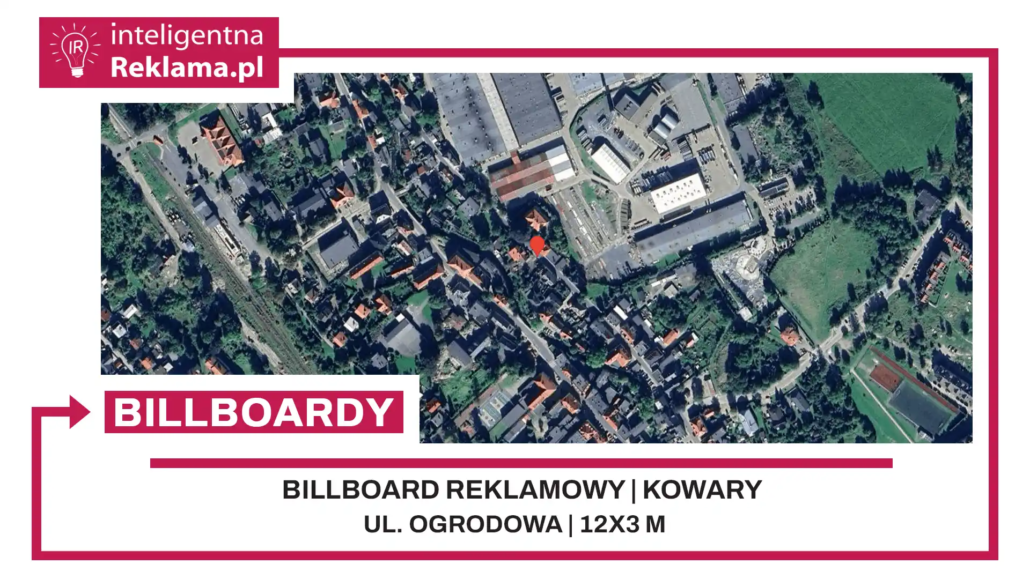 Lokalizacja reklamowa w Kowary przy ul. Ogrodowa - powierzchnia 36 m²