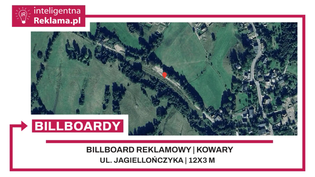 Lokalizacja reklamowa w Kowary przy ul. ul. Jagiellończyka - powierzchnia 36 m²